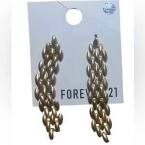 NWT Forever 21 Gold Earrings